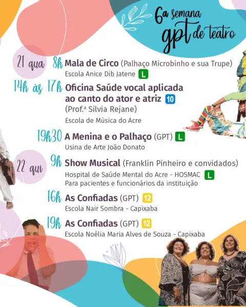 Grupo do Palhaço Tenorino realiza VI Semana GPT de Teatro 3 Grupo do Palhaço Tenorino realiza VI Semana GPT de Teatro