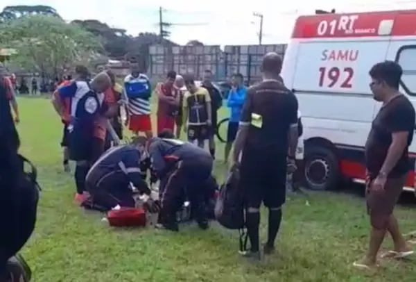 URGENTE: Servidor do Judiciário sofre parada cardíaca e morre durante jogo de futebol em Rio Branco