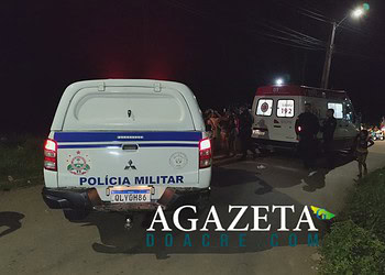 Jovem é ferido a tiros e morre dentro de ambulância no bairro Triângulo, em Rio Branco