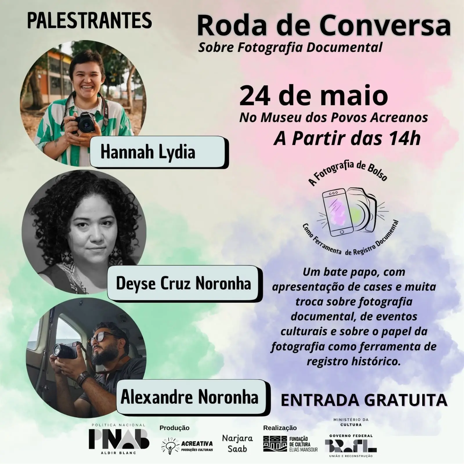 Museu dos Povos Acreanos recebe roda de conversa sobre fotografia documental; Veja como participar