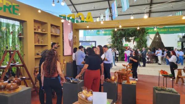 Estandes de bioeconomia e turismo sustentável são destaques na 15ª GCF Taske Force, no Acre