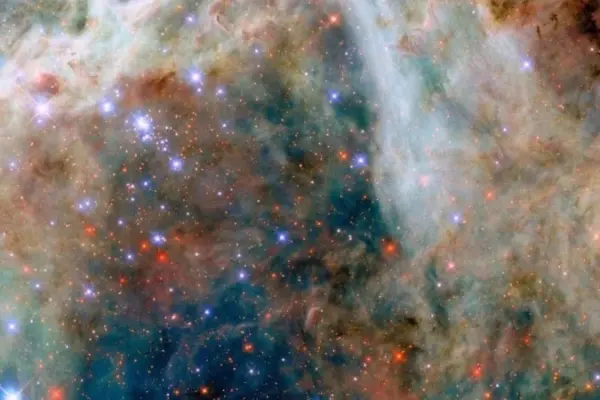 Hubble flagra berçário de estrelas e imagem surpreende