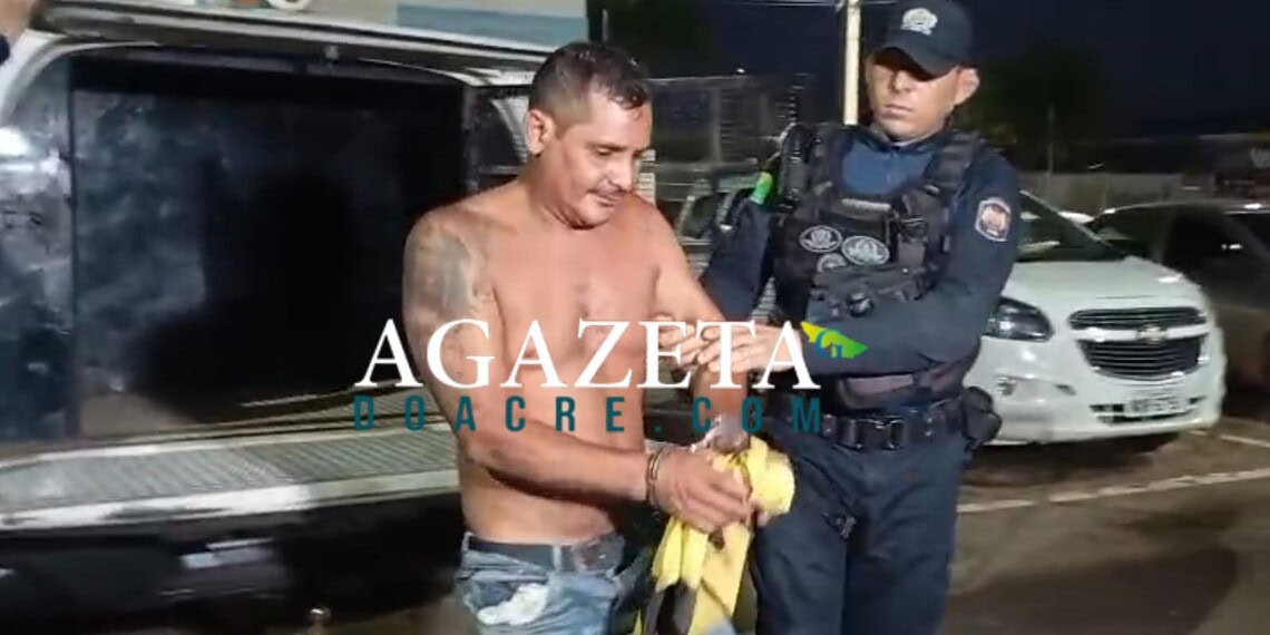 Homem com mandado de prisão é capturado com arma artesanal após denúncia no Universitário