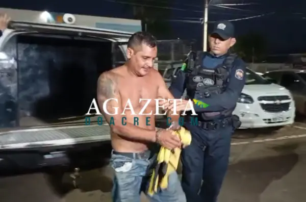 Homem com mandado de prisão é capturado com arma artesanal após denúncia no Universitário