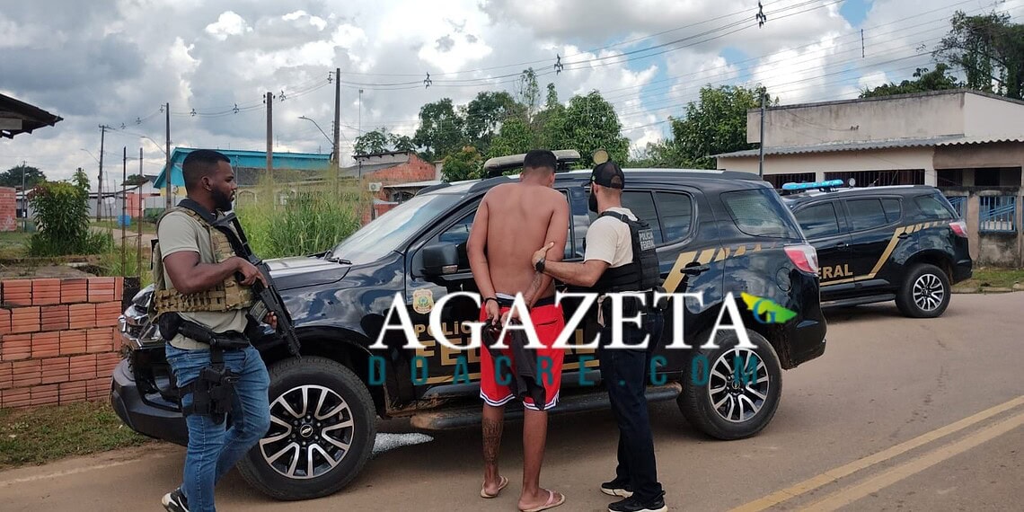 Ação da PF e Polícia Civil prende homem por tráfico e posse ilegal de arma no interior