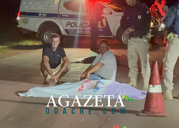 Homem morre atropelado na BR-317, no interior do Acre. Motorista foge sem prestar socorro