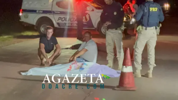 Homem morre atropelado na BR-317, no interior do Acre. Motorista foge sem prestar socorro