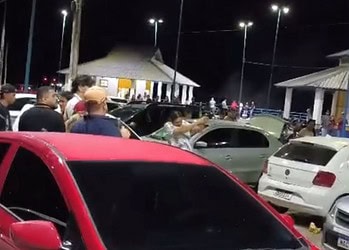 VÍDEO: Policial penal saca arma e atira para cima durante confusão no Acre; polícia investiga caso