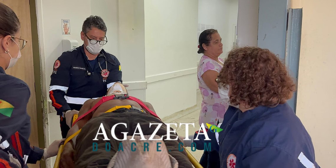 Homem cai de árvore ao colher jambo em Rio Branco e é levado em estado grave ao Pronto Socorro
