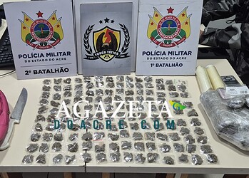 Adolescente de 17 anos é apreendido por tráfico de drogas dentro de casa em Rio Branco
