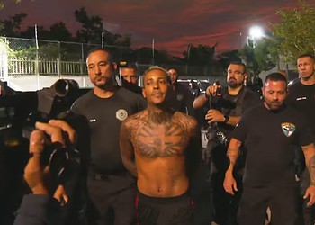 Poze do Rodo foi preso em um condomínio no Recreio dos Bandeirantes, na Zona Oeste do Rio — Foto: Reprodução/ TV Globo
