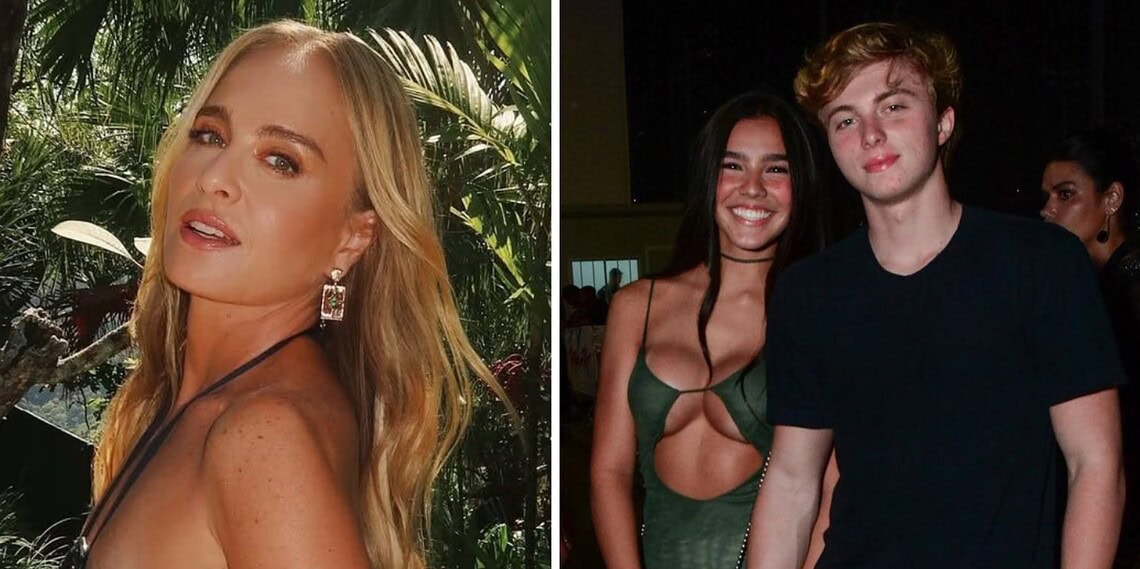 Angélica se pronunciou após polêmica com Duda Guerra, namorada de seu filho, Benício Huck • Foto 1: Instagram/Angélica | Foto 2: Webert Belicio/ Agnews