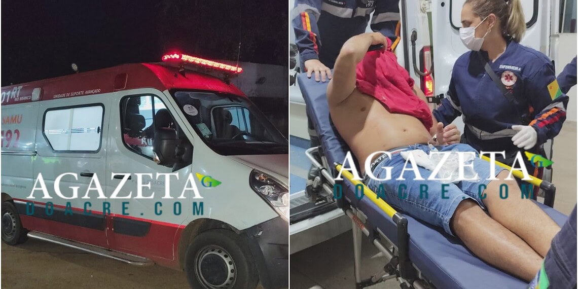 Homem é esfaqueado pela ex-namorada enquanto estava em bar com a atual, em Rio Branco