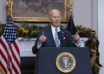 De acordo com a nota, Biden procurou atendimento médico na semana passada após apresentar sintomas urinários - (crédito: Chris Kleponis / AFP)