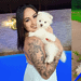Emilly Talita Rodrigues e seu cachorro Theodoro • Reprodução/Redes Sociais