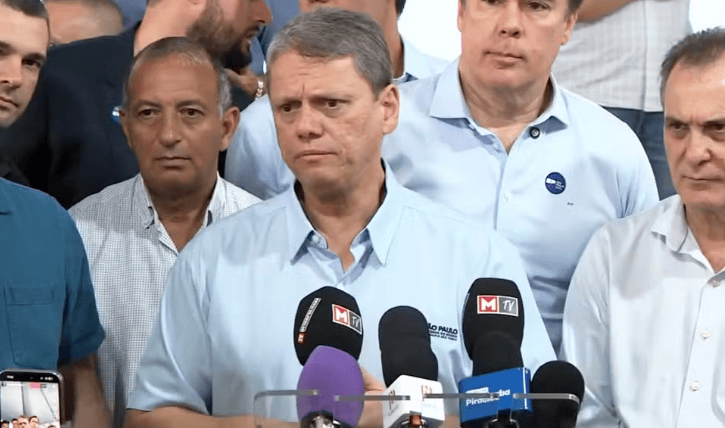 Governador de São Paulo, Tarcísio de Freitas, em imagem de arquivo — Foto: Reprodução/ EPTV