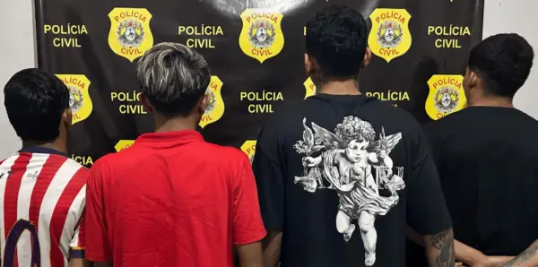 Quatro adolescentes são apreendidos por série de assaltos no Acre; quinto suspeito está foragido