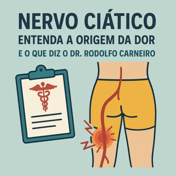 Nervo ciático: entenda a origem da dor e o que diz o Dr. Rodolfo Carneiro
