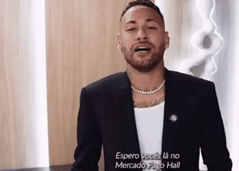 Neymar diz que aguarda apoiadores e patrocinadores no leilão que vai acontecer no dia do jogo Brasil x Paraguai • Reprodução/Instagram