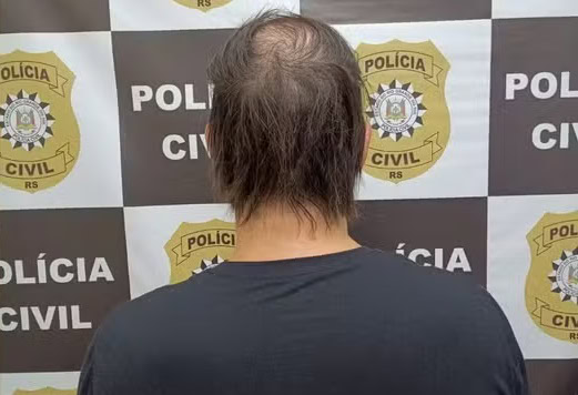 Prisão de suspeito de estuprar adolescentes e armazenar pornografia infantil — Foto: Divulgação/Polícia Civil