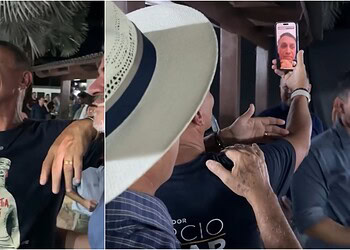 Bocalom participa de inauguração de escritório de Márcio Bittar e publica videochamada com Bolsonaro: 'eterno presidente'