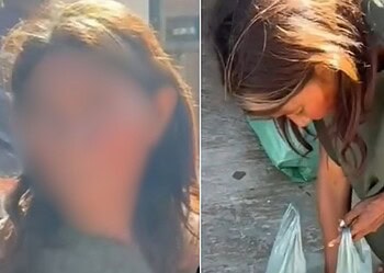 Mulher indígena em Feijó carrega rato em sacola e confirma que vai consumir o animal