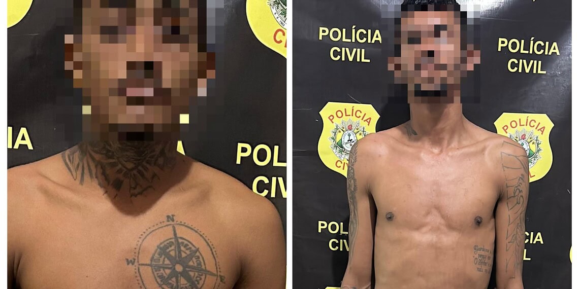 Polícia Civil de Tarauacá cumpre mandados de prisão contra dois acusados de agredir e mutilar jovem de 19 anos com uma machadinha: Imagens: cedida