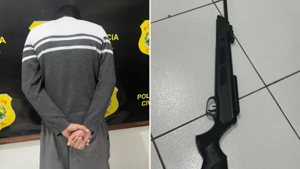 Adolescente é apreendido com rifle usado em furto e tentativa de roubo no Acre