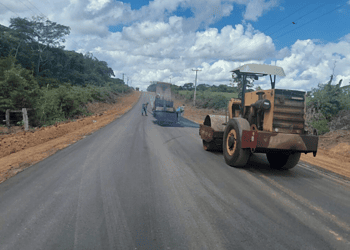 Transacreana recebe 59 km de recuperação asfáltica. Foto: Ascom/Deracre