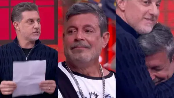 Alexandre Frota escreve carta para Luciano Huck e se emociona com retorno à TV Globo