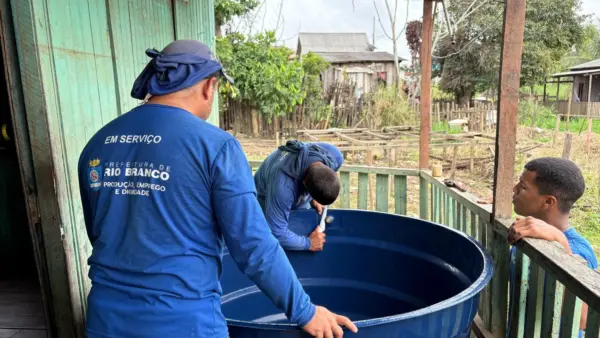 Projeto Água Para Todos beneficia moradores de Rio Branco com entrega de caixas d’água e boias