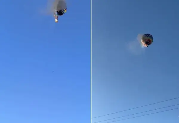 Oito pessoas morrem em queda de balão em Santa Catarina; assista