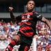 Wallace Yan chegou ao quinto gol em 14 partidas pelo time profissional do Flamengo - (crédito: Franck Fife/AFP)