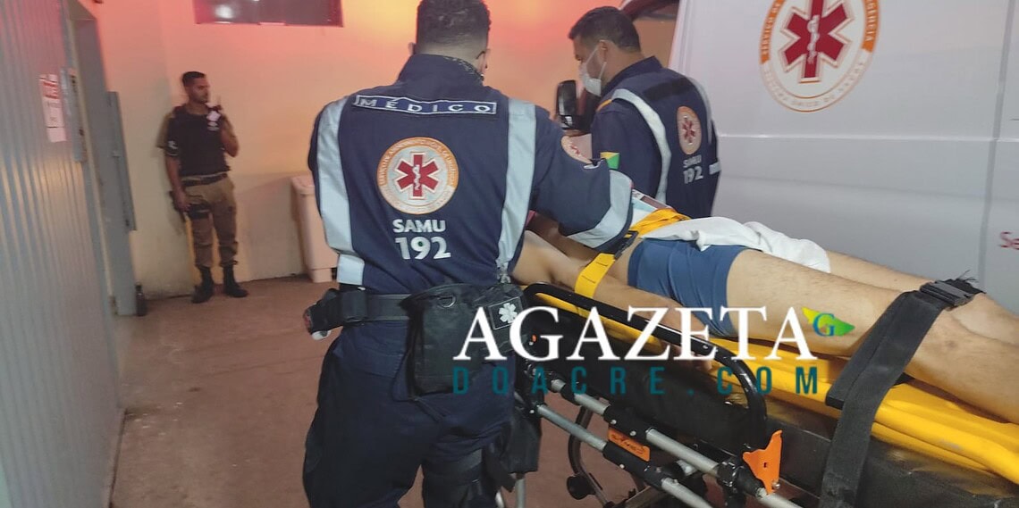 Discussão termina em tiro: mototaxista é baleado ao buscar filha na casa do atual da ex-esposa em Rio Branco