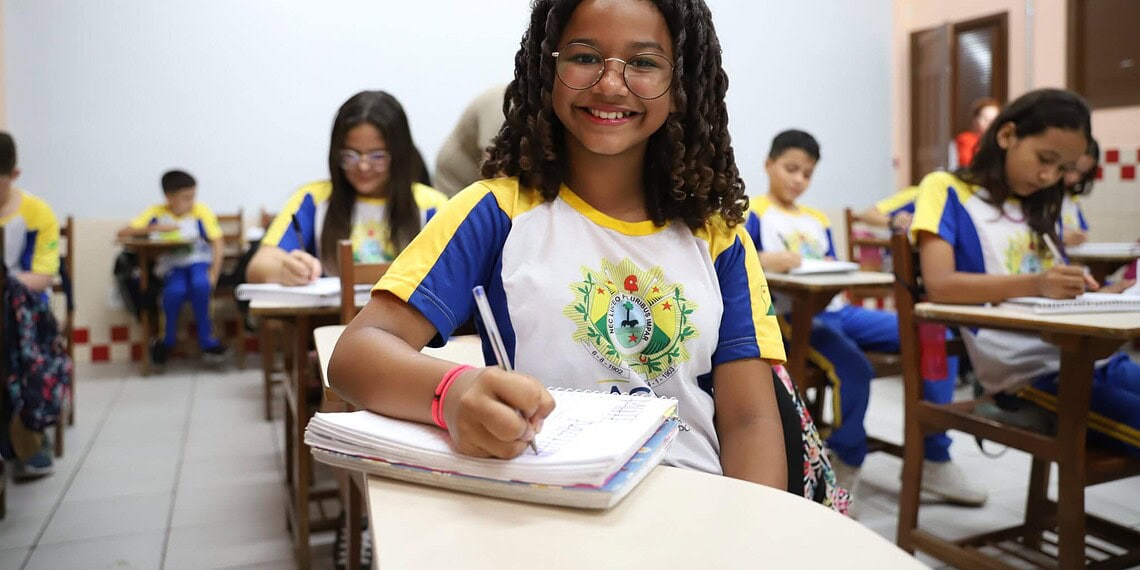 Estudantes do Acre. Foto: Mardilson Gomes/SEE