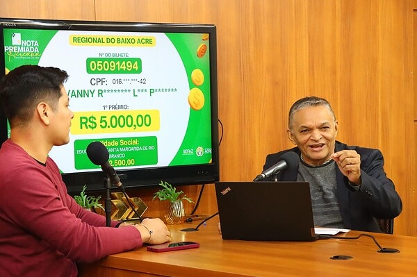 Governo sorteia mais 15 ganhadores da Nota Premiada; veja os nomes