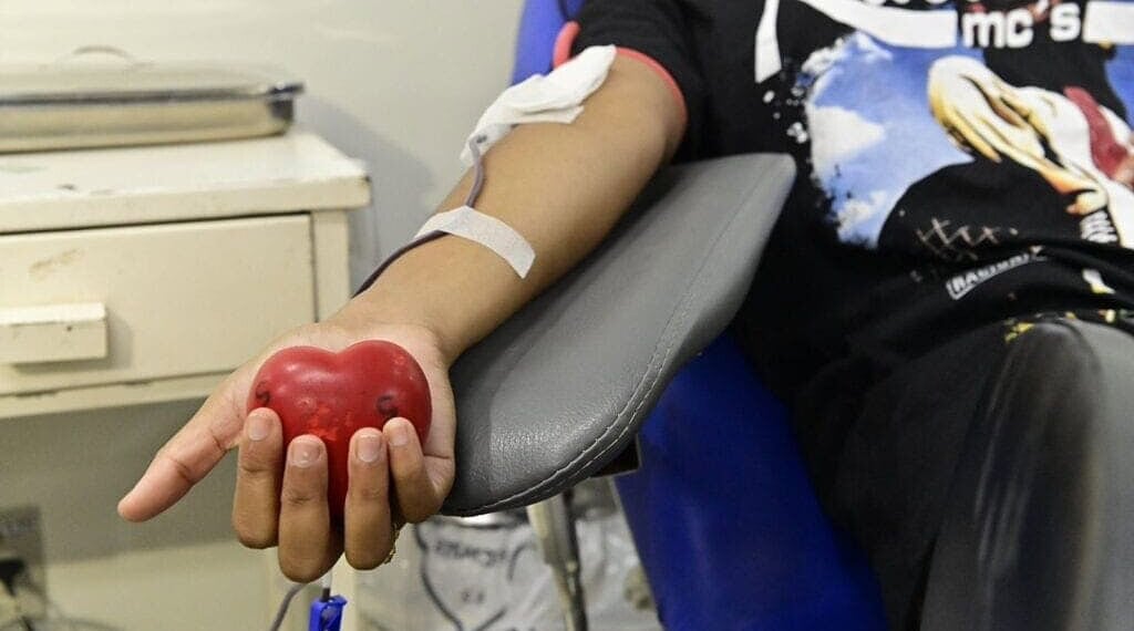 Sangue coletado é fracionado em hemácias, plaquetas, plasma e crioprecipitado. Foto: Luan Martins/Sesacre