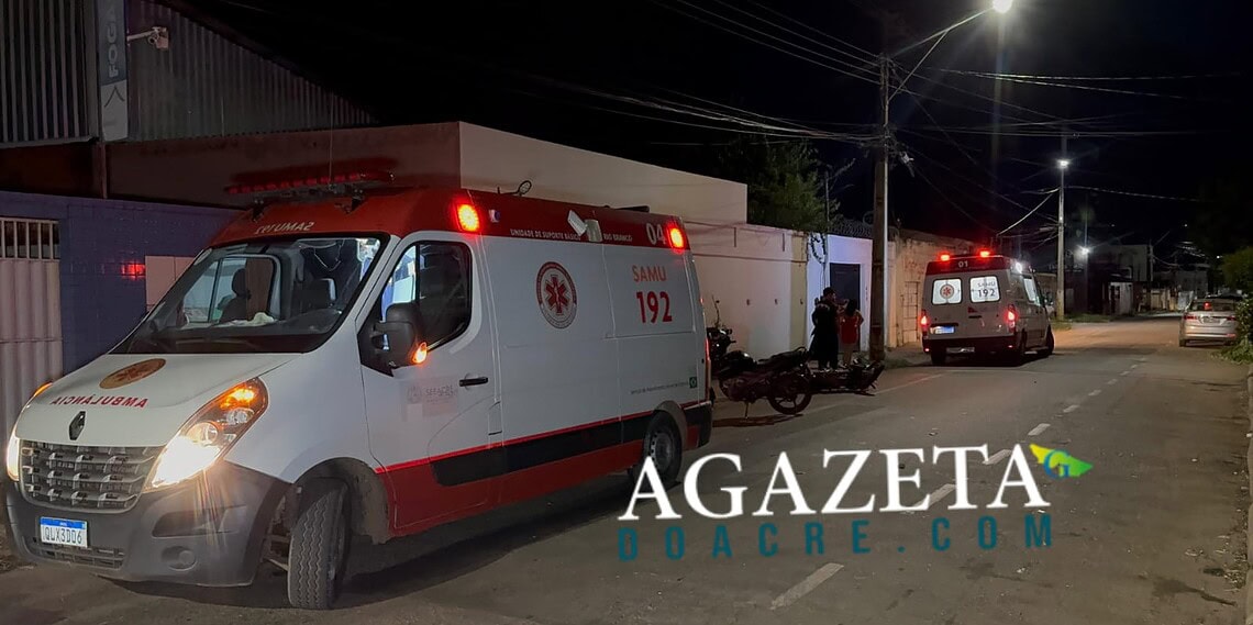 Mulher supostamente alcoolizada avança preferencial e deixa três feridos em acidente em Rio Branco