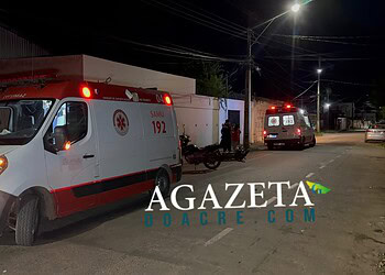 Mulher supostamente alcoolizada avança preferencial e deixa três feridos em acidente em Rio Branco