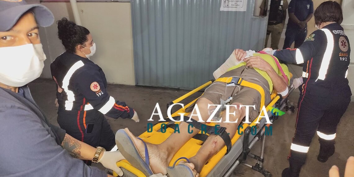 Idoso de 75 anos é atropelado por moto ao tentar atravessar avenida na Baixada da Sobral