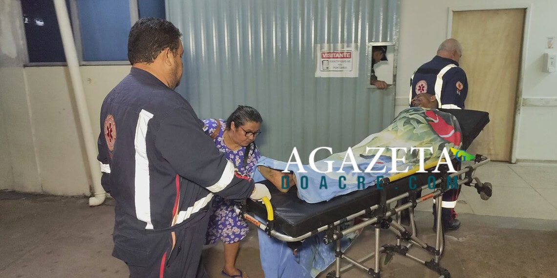 Suspeito de roubo por facção, usuário de drogas recebe "disciplina" e é agredido com barra de ferro e chutes em Rio Branco