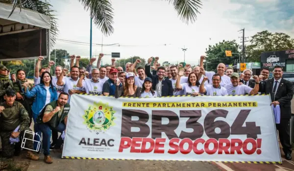 Caravana da Aleac parte de Rio Branco para fiscalizar condições da BR-364 até Cruzeiro do Sul