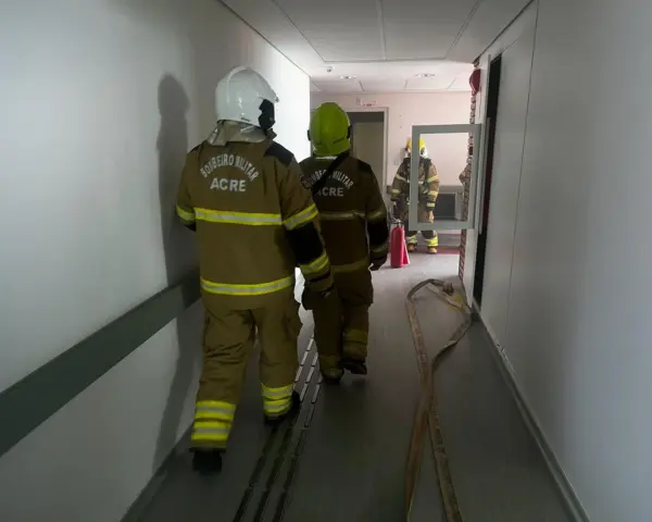 Sesacre se manifesta após princípio de incêndio no Pronto Socorro de Rio Branco: ‘Situação controlada’