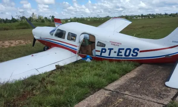 Avião de pequeno porte que saiu de cidade do Acre sofre pane durante pouso no interior do Amazonas