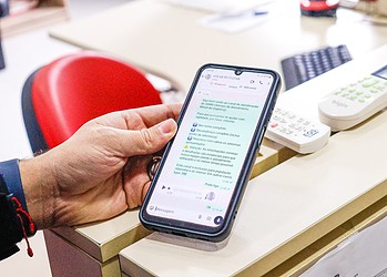Contato via Whatsapp facilitará acionamento de resgate para comunidades remotas. Foto: Marcos Santos/Secom