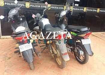 Brasiléia: Polícia Civil apreende motos roubadas da Bolívia e investiga receptação qualificada