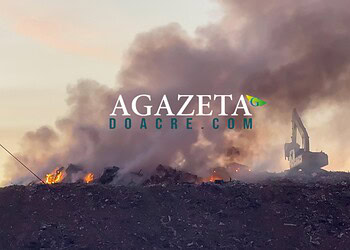 Incêndio atinge aterro da Prefeitura de Rio Branco e mobiliza equipes dos Bombeiros 19 Incêndio atinge aterro da Prefeitura de Rio Branco e mobiliza equipes dos Bombeiros