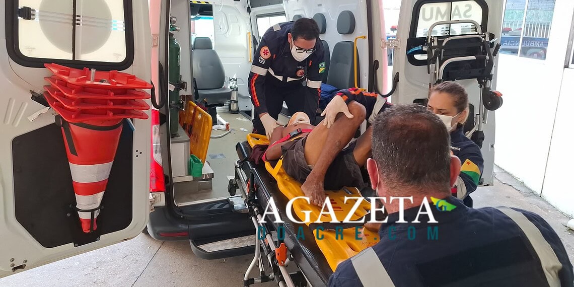 Homem leva choque elétrico e cai de escada ao tentar fazer ligação clandestina de energia em Rio Branco
