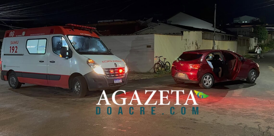 Estudante de 15 anos é atropelado ao sair da escola no Conjunto Nova Esperança, em Rio Branco