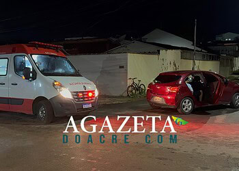 Estudante de 15 anos é atropelado ao sair da escola no Conjunto Nova Esperança, em Rio Branco